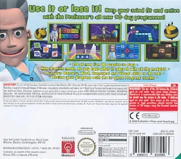 Puzzler - Brain Games (Europe)(En,Fr,Ge,It,Es) box cover back